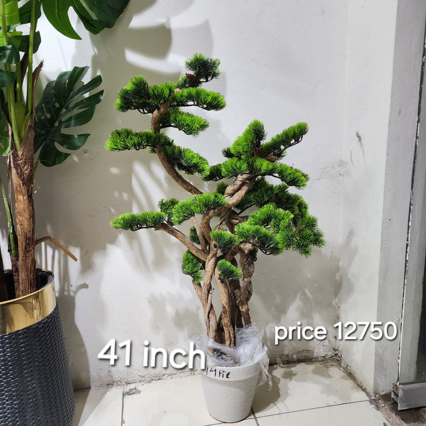 artificial large bonsai tree Artificial Pine Bonsai Tree – Props "the gift shop"
