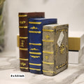 decorative faux book bookends