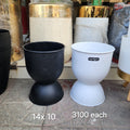Egg-on-Stand Planters.