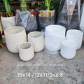 Ribbed Vertical Fluted Planters