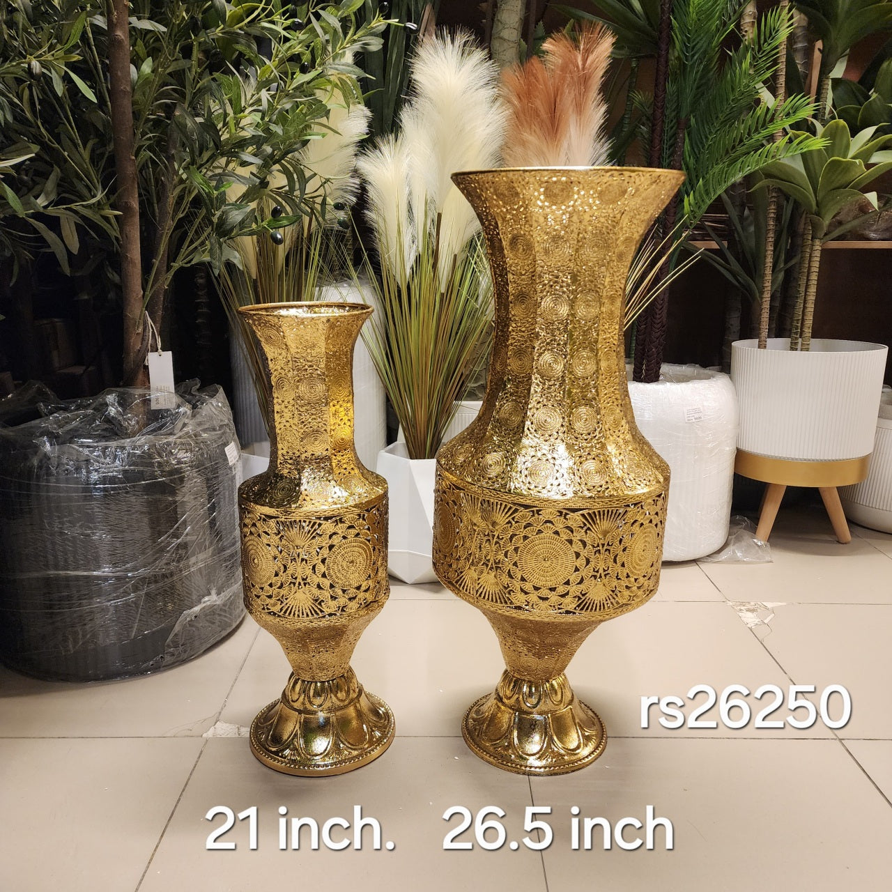 Perforated Gold Metal Trumpet