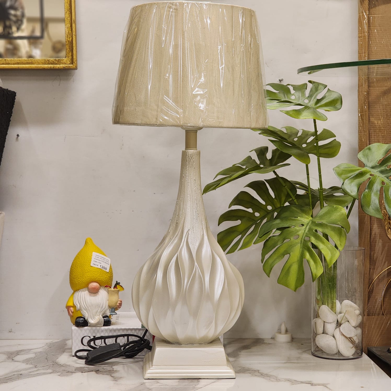 Fluted Table Lamp