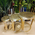 Set of round nesting tables