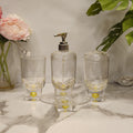 4-Piece Acrylic Crystal-Style Bathroom Accessory Set