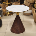 Conical Base Accent Table