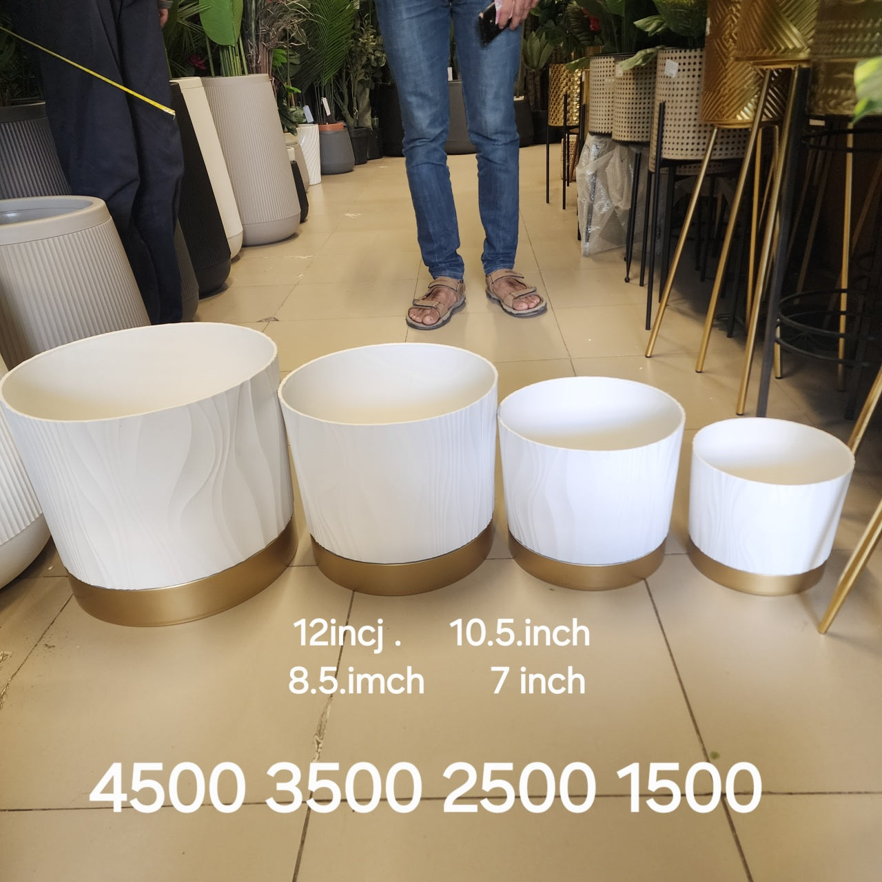 Modern Nordic-style planters