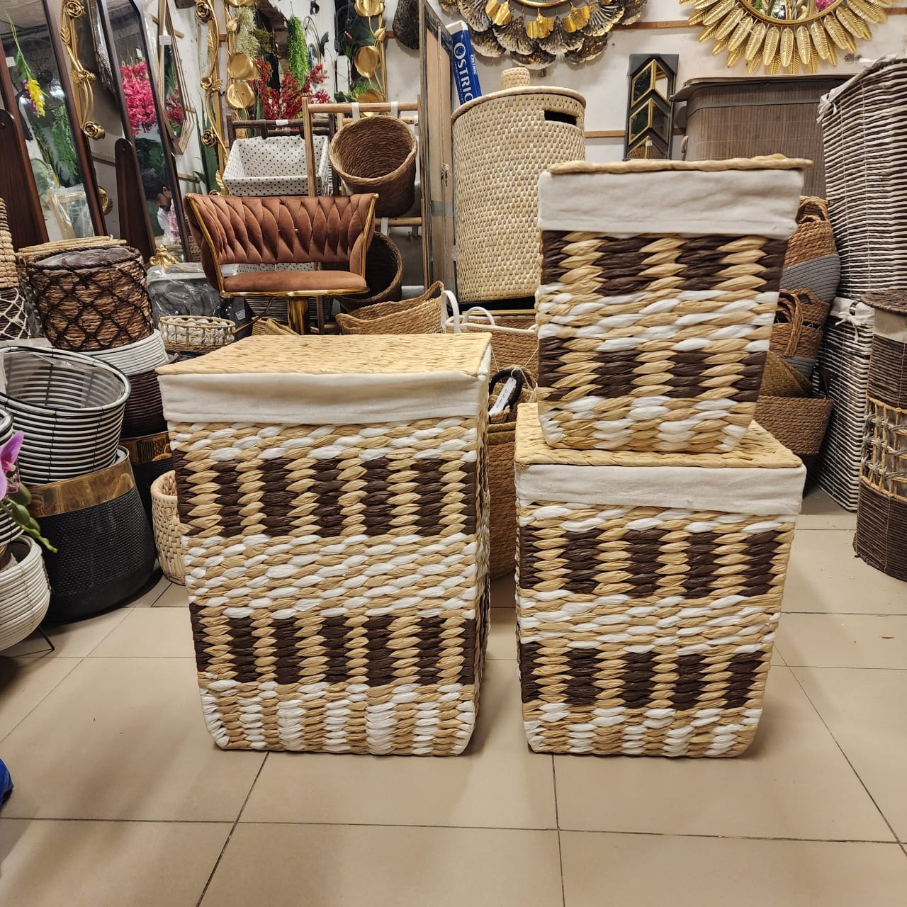 Woven Seagrass Baskets