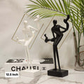 abstract dancing figure statue