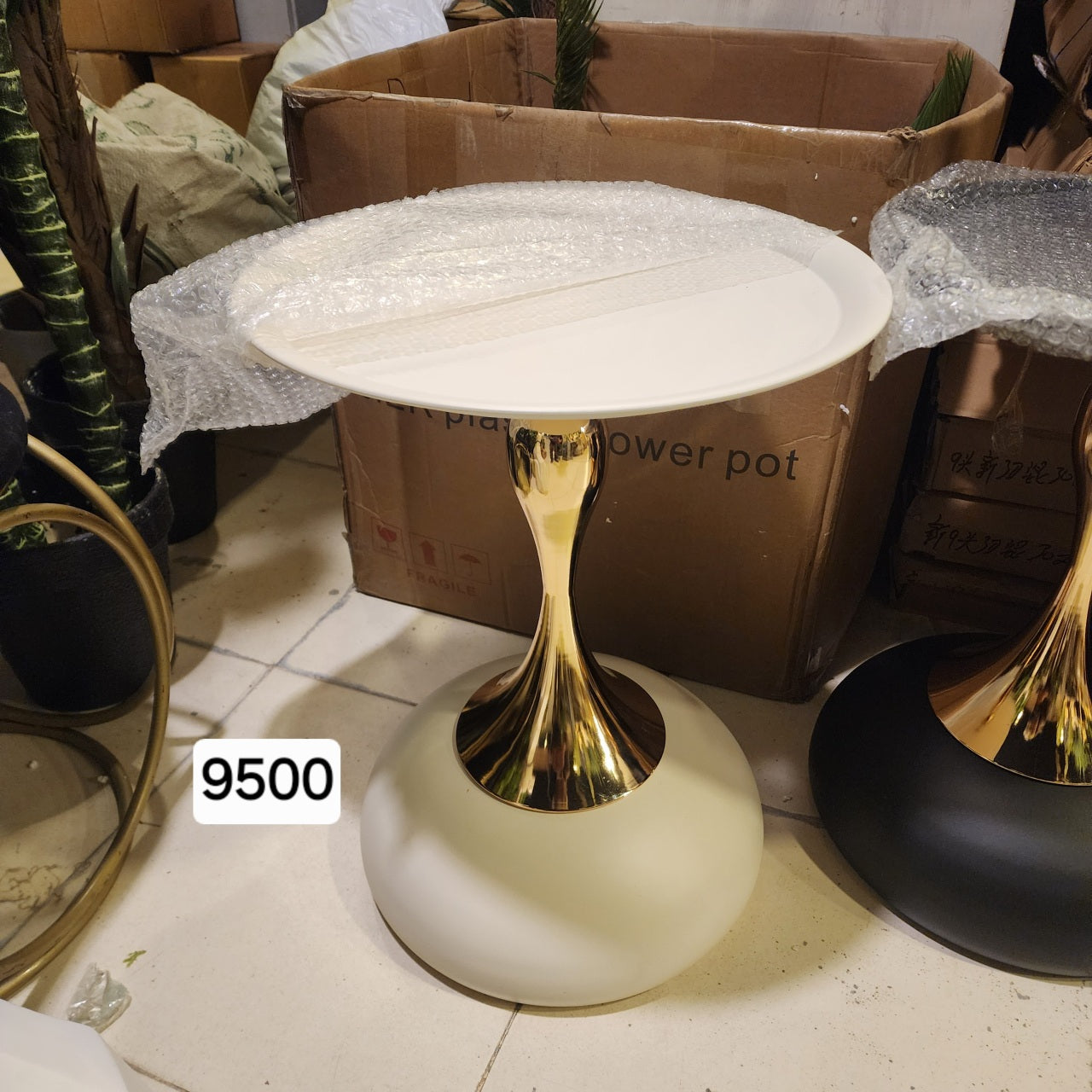 Pedestal Side Table