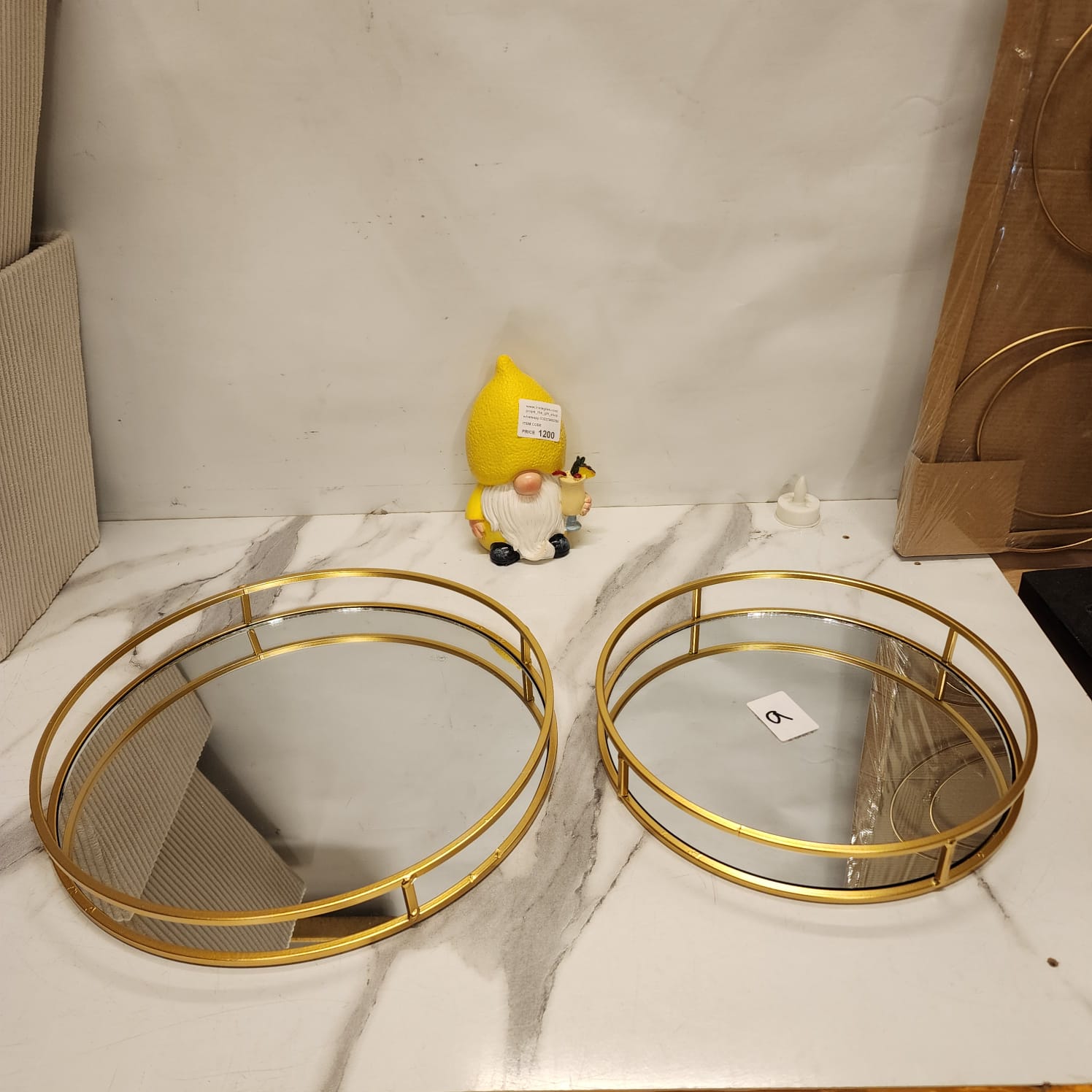 Mirrored Decorative Trays