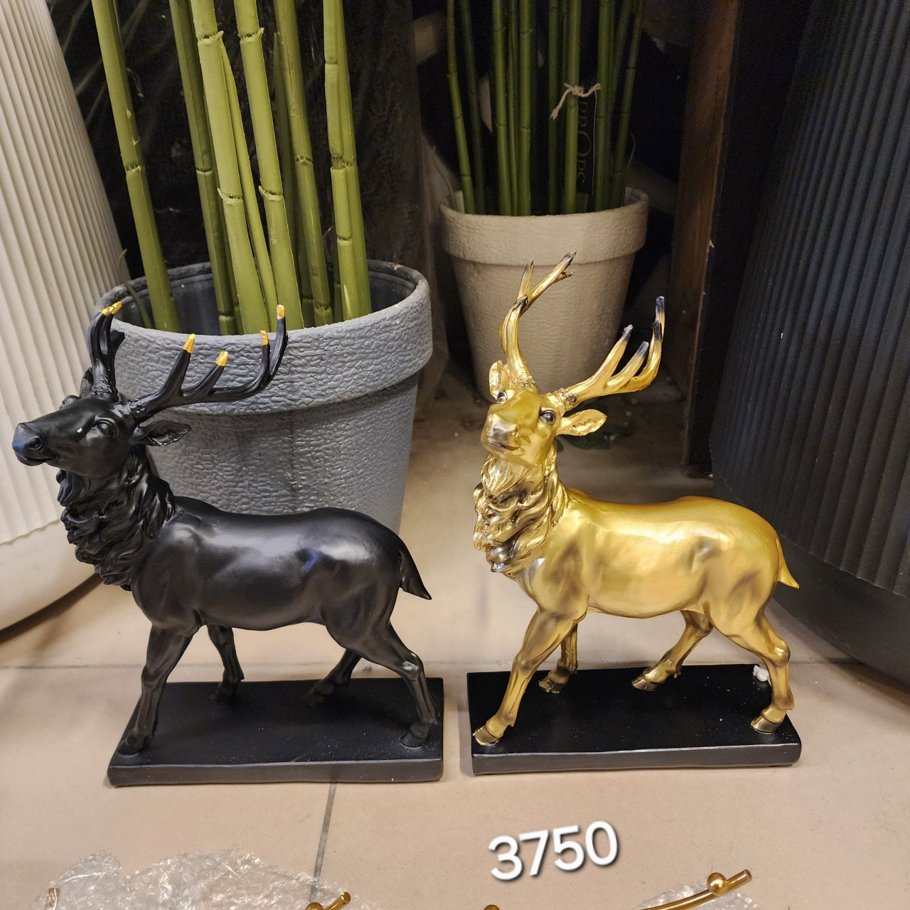 Reindeer Figurine Table Decor