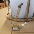 Gold Metal Guitar Wire Sculpture Showpiece