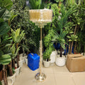 Modern Gold Crystal Chandelier Floor Lamp