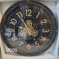 Industrial Moving Gear Wall Clock