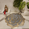 Metallic Peony or Rose Table Mat