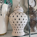 Ceramic Pierced Ginger Jar