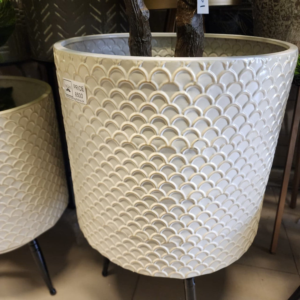 Scallop Planter with Legs