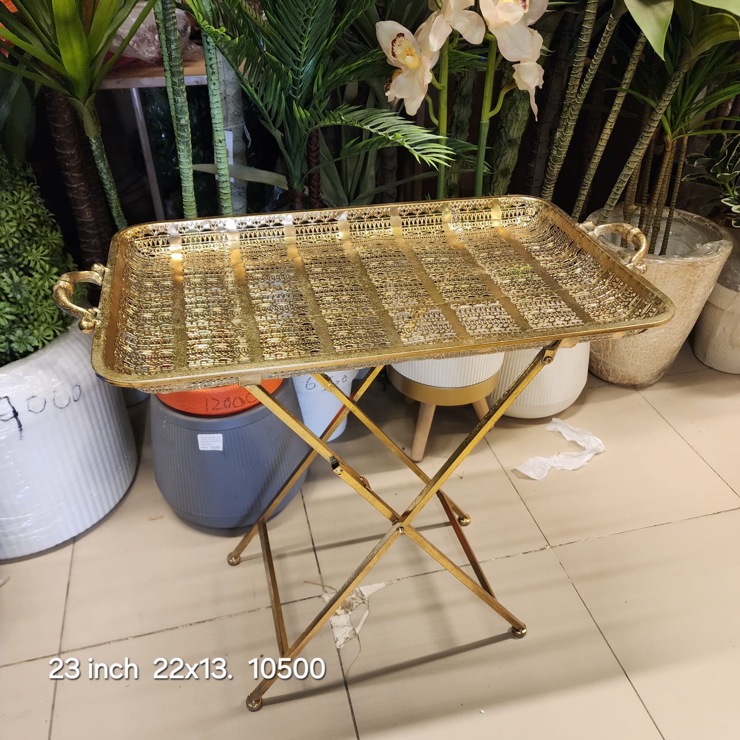 folding butler table