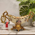 Vintage Floral Centerpiece Bowl