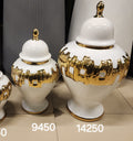 White and Gold Ginger Jars