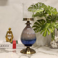 Mosaic or Ombre Glass Hurricane Candle Holder