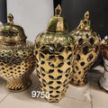 Lattice-Work Ginger Jars
