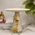 Ginkgo Leaf Pedestal Display Platter