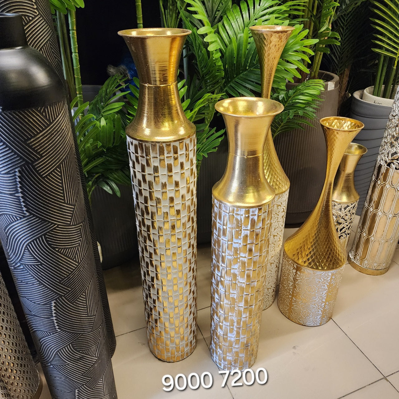 Contemporary Trumpet Vases