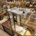 two-tiered accent table