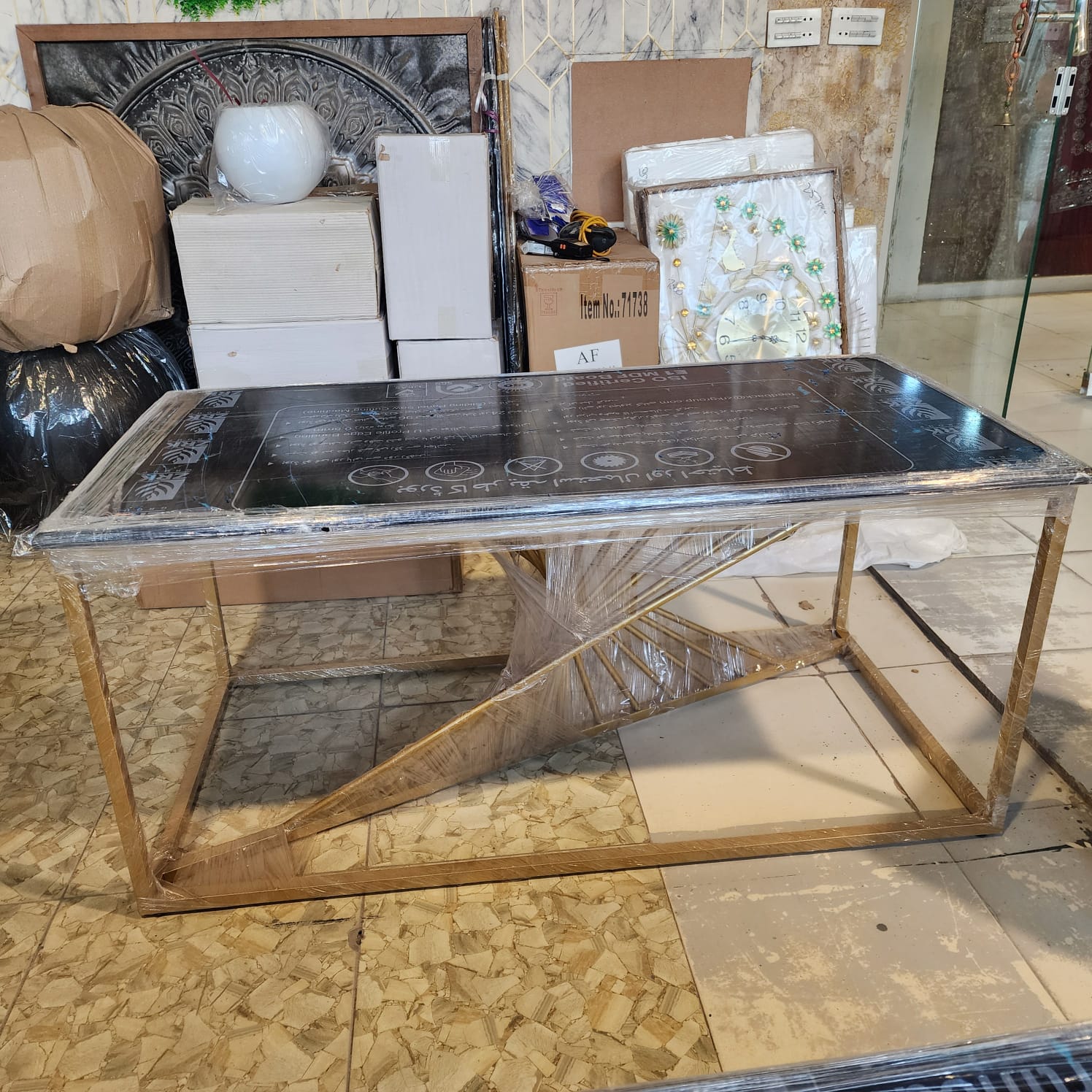 Starburst Frame Coffee Table