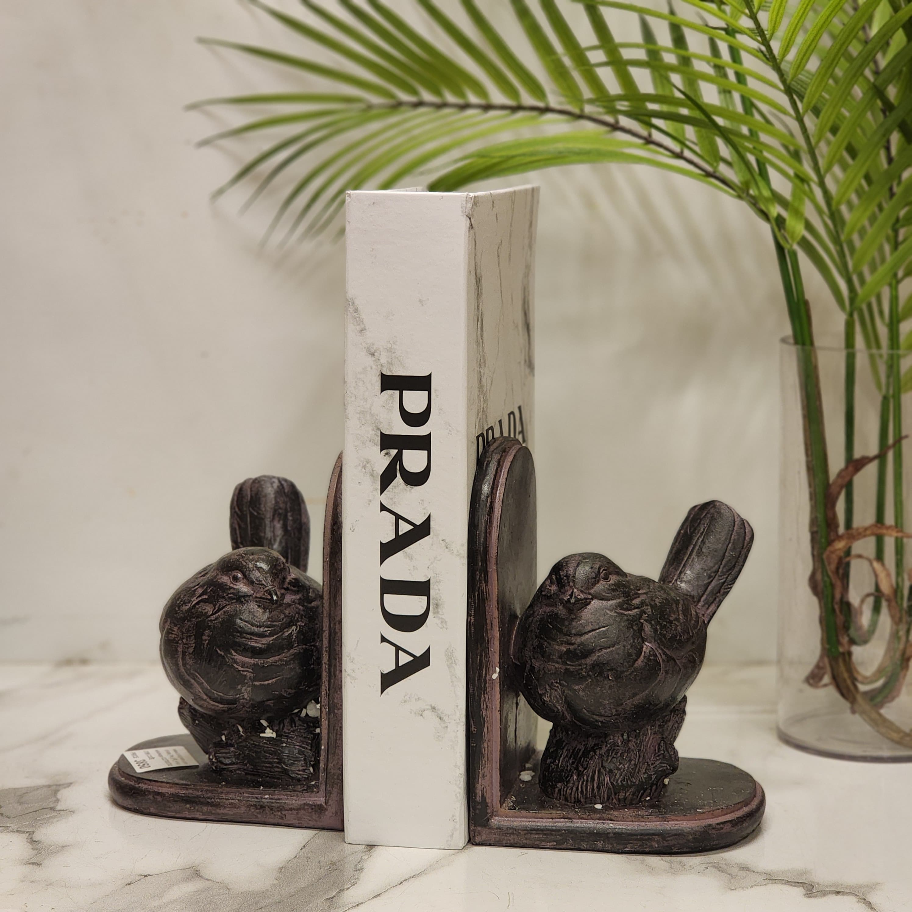 decorative bird bookend