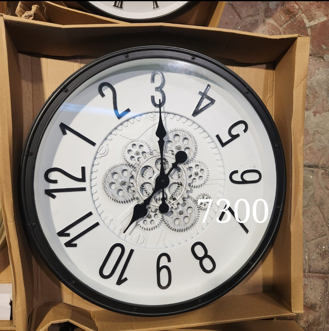 Props Homing Vianora 40 cm industrial vintage-style wall clock