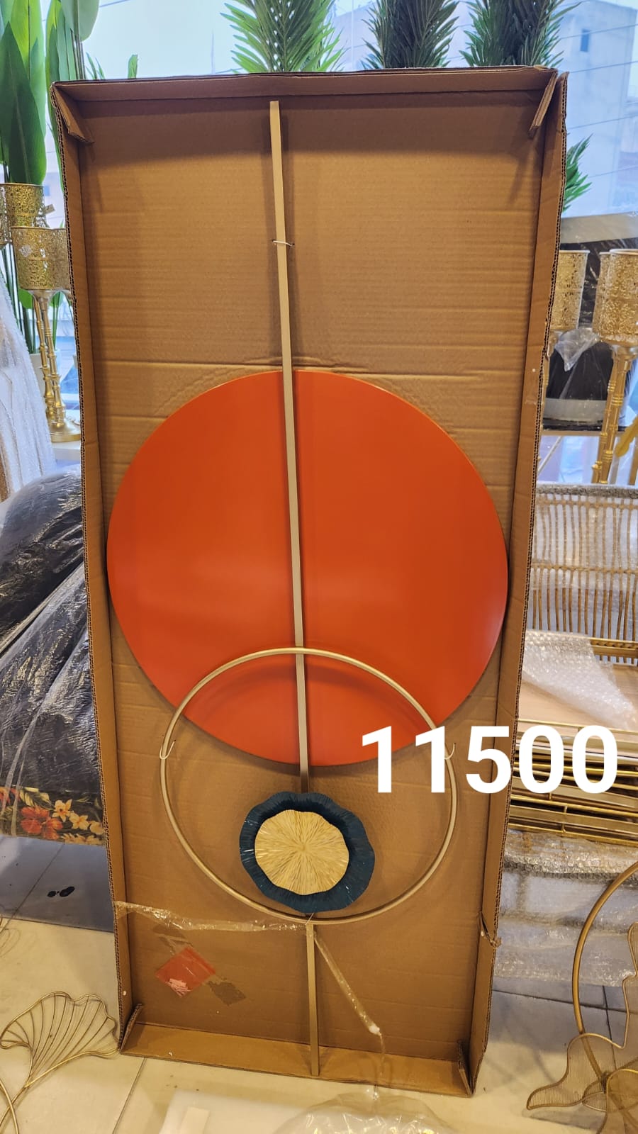 Modern Geometric Abstract Metal Wall Art