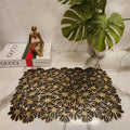 Metallic Floral Cutout Placemat