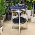 2-tier round side table