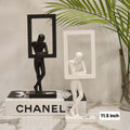 Framed Thinker Abstract Statue