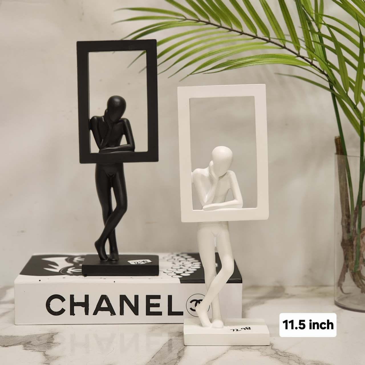 Framed Thinker Abstract Statue