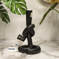 Crosby St. Exclusively at Home Black Knot Taper Candle Holder
