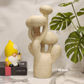 textured mushroom-shaped decorative object