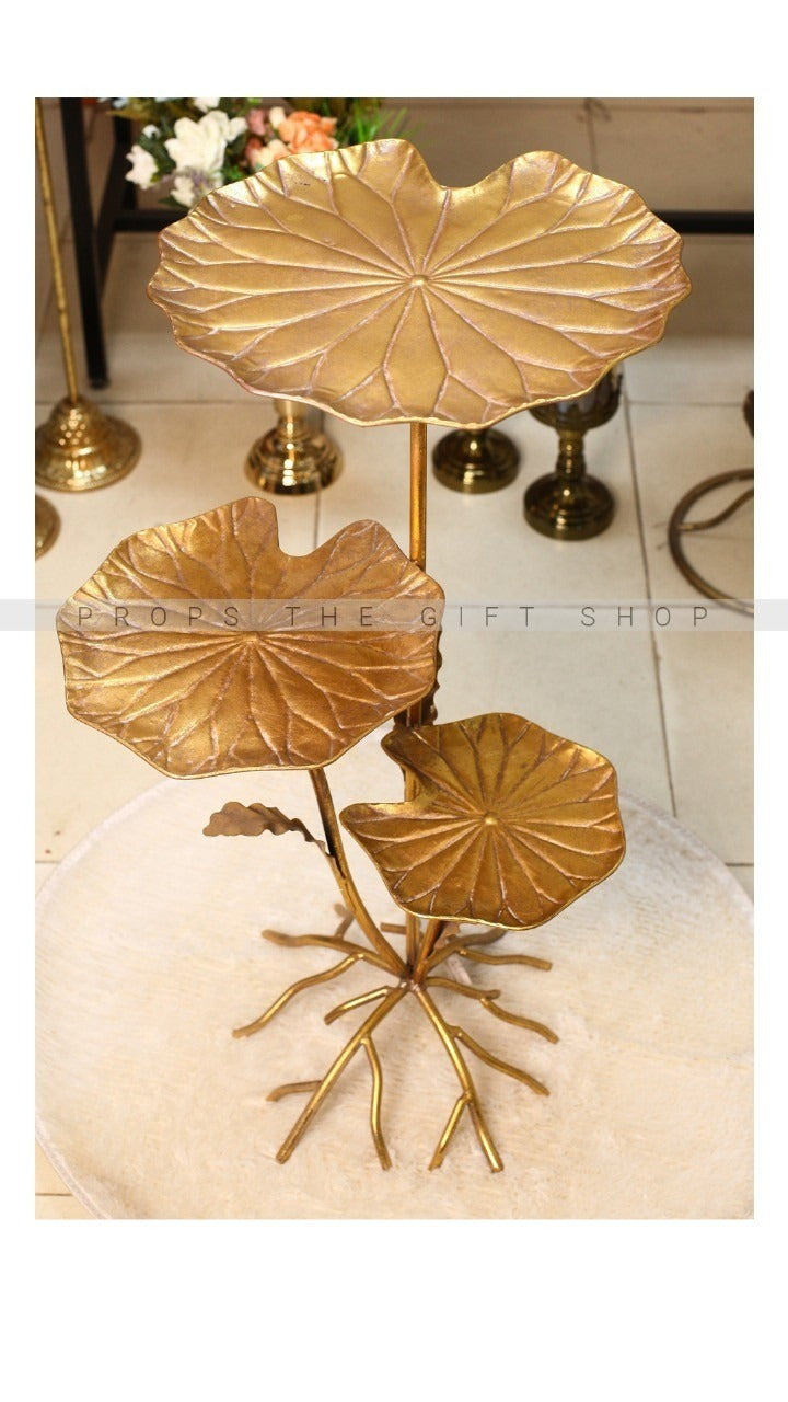 Lotus Leaf Tiered Stand
