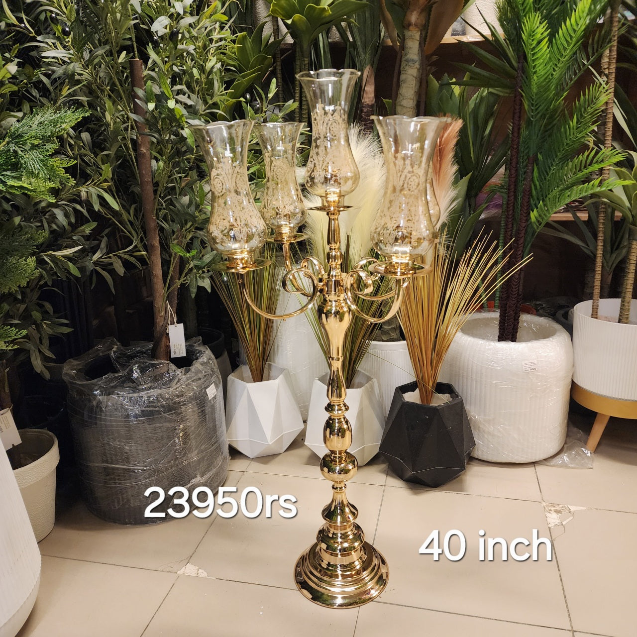 5-Arm Floor Candelabra