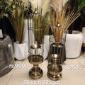 Cage Pillar Candle Holders