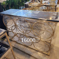Gold Circle Console Table