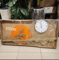 Props luxury 3D modern art metal wall clock