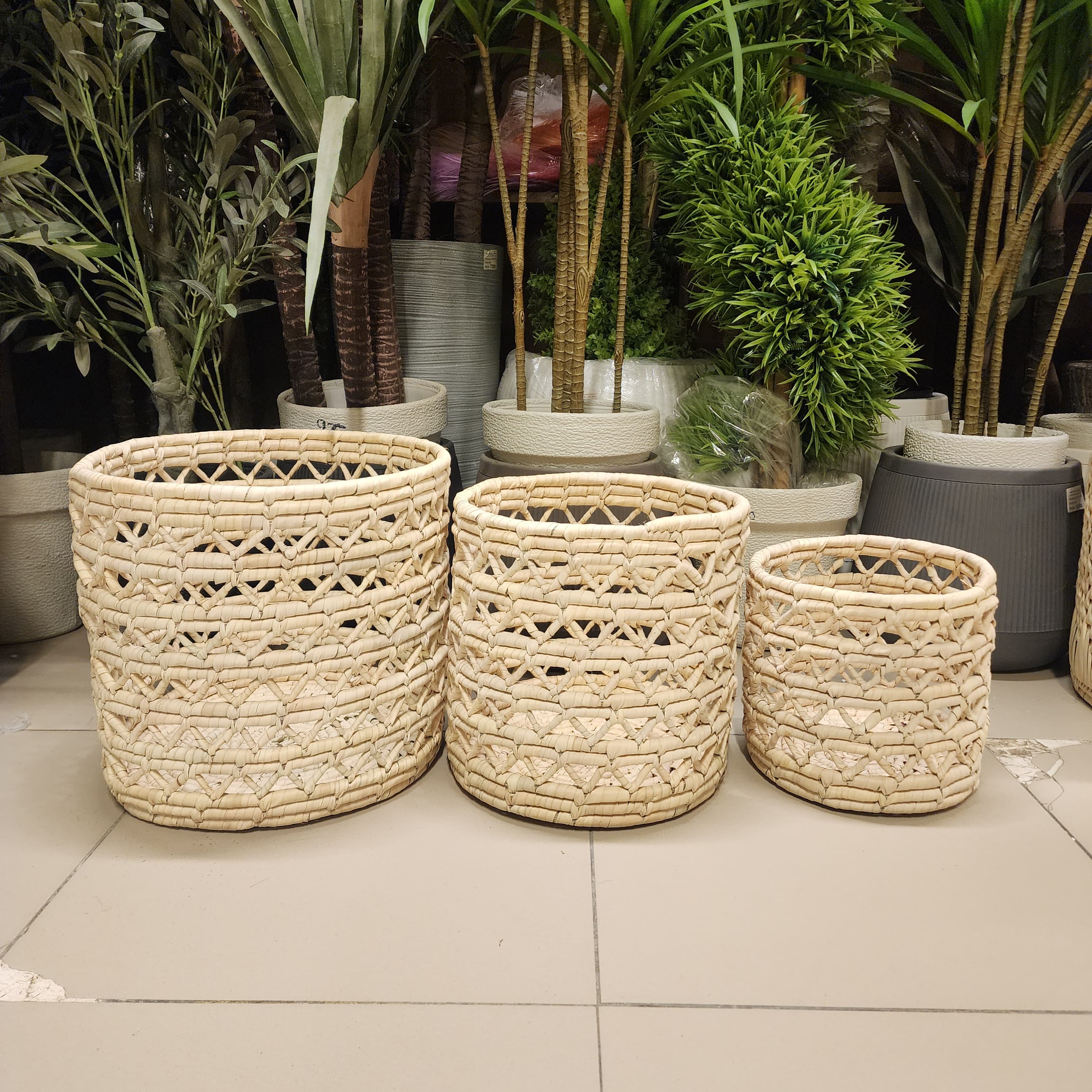 hyacinth storage baskets