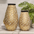 Gold Textured Scale Vase