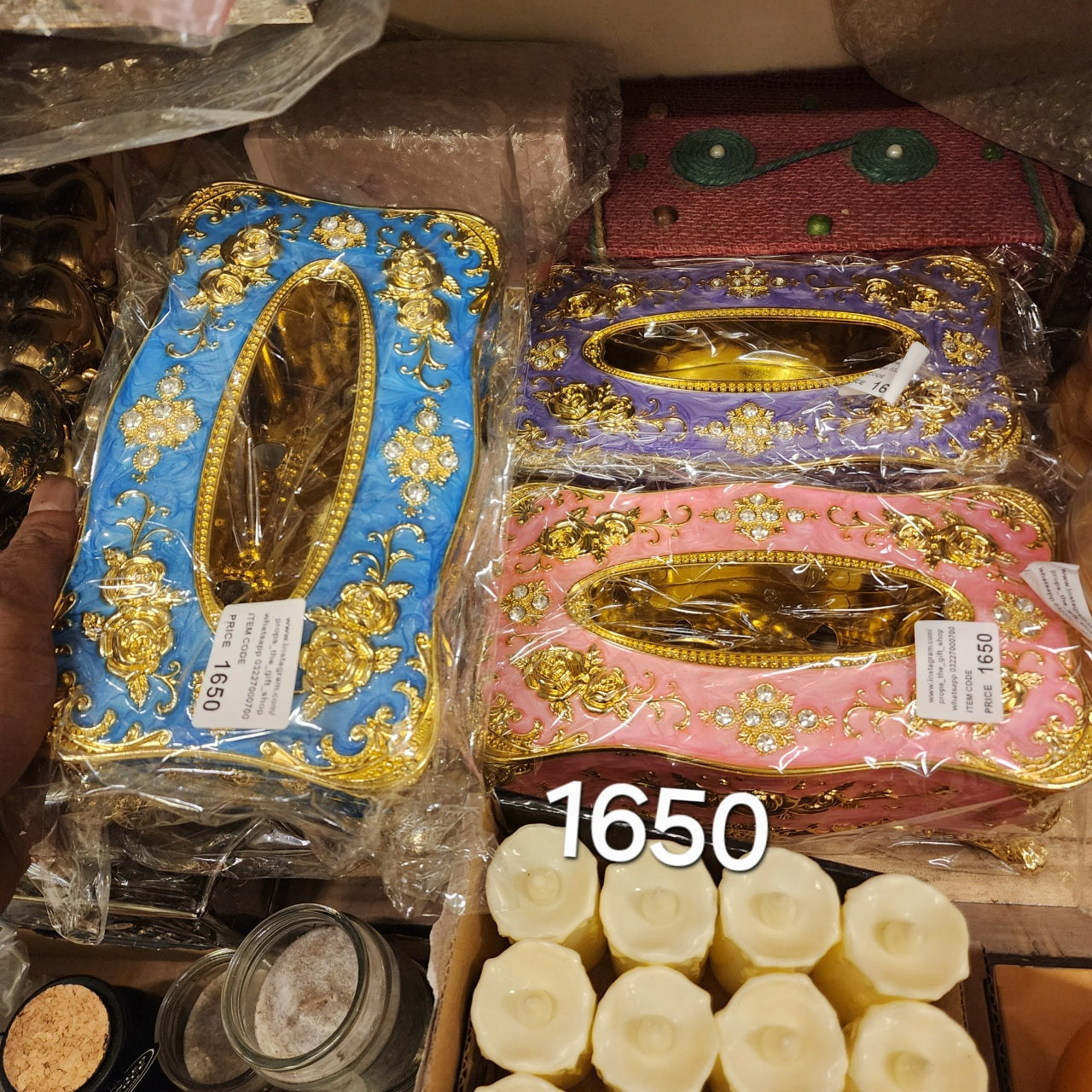 Vintage Royal Tissue Box Holders