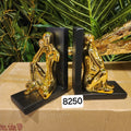 Gold Abstract Thinker Bookends
