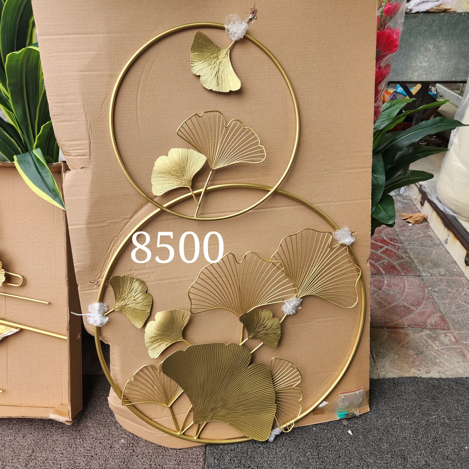 Ginkgo Biloba Metal Wall Art piece