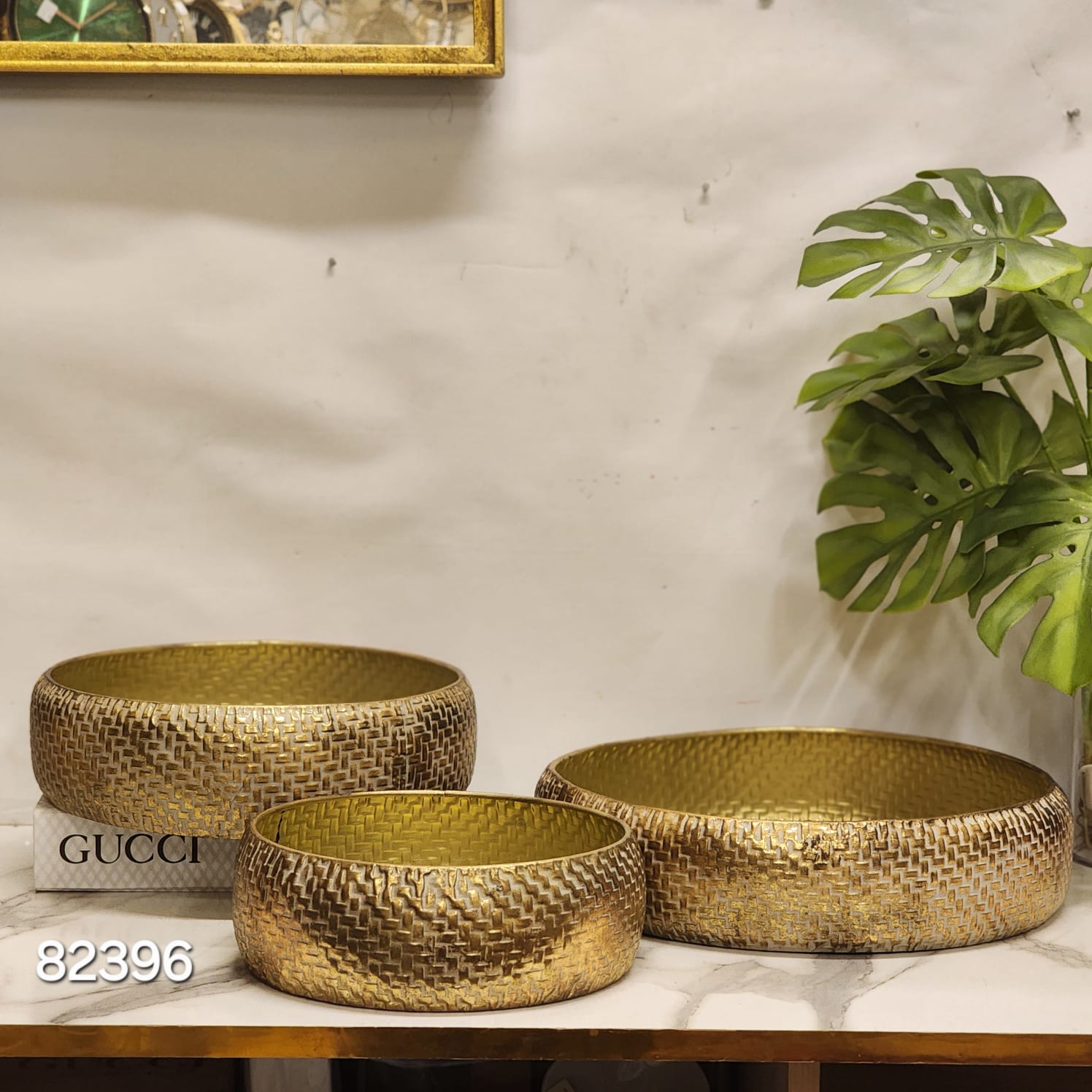 Handcrafted Hammered Metal Decorative Bowls
